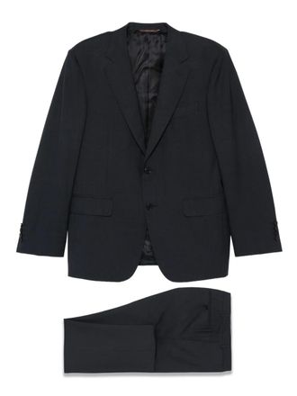 Canali wool suit - Blue