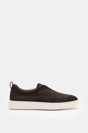 Santoni Men - Slip-on-Sneaker Victory dunkelbraun