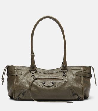 Balenciaga Le City East-West leather tote bag