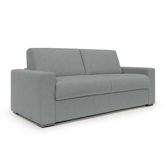 Divani.Store Divani.store - Nixon Sof&aacute; Convertible Con Colch&oacute;n H2o En Tela Impermeable 220 Cm (mat. 160x197) Gris