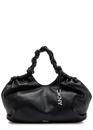 DKNY Pia Leather Tote bag - Black - One Size