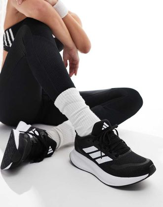adidas adidas Corsa Run Falcon sneakers nere e bianche-Bianco