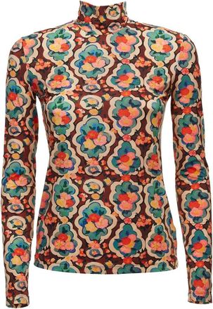 La DoubleJ Stretchy coltrui voor laagjes - Dames - Coltruien - Veelkleurig - L - Tweed - Truien & Vesten