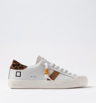 D.A.T.E. hill low calf white-leopard