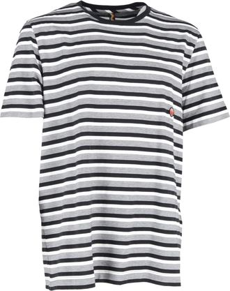 Missoni Striped Crewneck T-Shirt in Multicolor Cotton