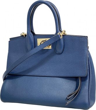 Ferragamo Leather Handbag (Pre-Owned)