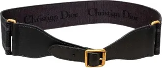 Dior Pre-owned Belts, female, Black, Size: ONE SIZE Pre-owned Vintage Belt
