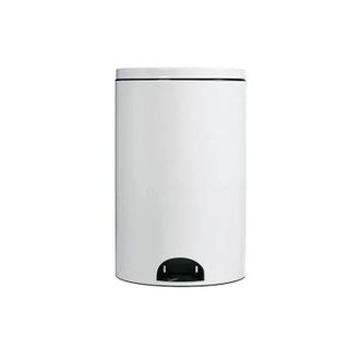 Rossignol Papelera Elora14 Litros Blanca, Di&aacute;metro 25cm, Altura 38,2cm