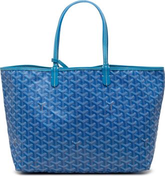 Goyard Pre-owned Womens Goyardine Saint Louis Pm - Blue Textile - One Size