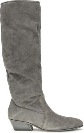 Pedro Garcia Stivali Alti in Camoscio - - Shoes - Donna - Grigio - 38 EU