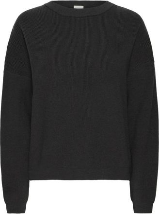 Ichi Ihadele LS2 Strik 20124610 - Dames - Ronde hals truien - Zwart - M - Truien & Vesten