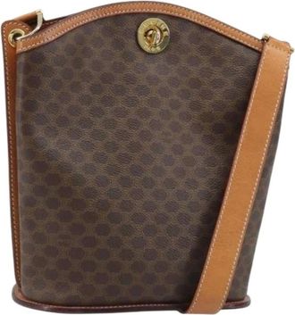 Celine Pre-owned Bucket Bags, female, Brown, Size: ONE SIZE Pre-owned Vintage Bucket Bag