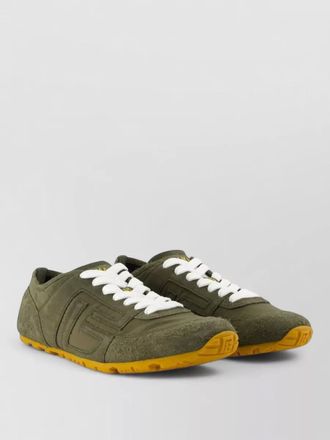 Balmain racer 45 lace up leather sneakers