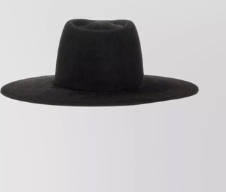 Ruslan Baginskiy logo wide brim felt texture hat