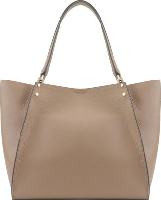 Pourchet Hebdo Tote Bag - Dames - Shoppers - Beige - ONE Size - Leer - Tassen