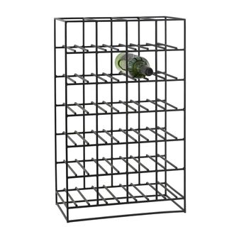 House Doctor Weinregal für 24 Flaschen, schwarz