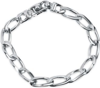 Pompeii3 Mens Link 14k Gold (34gram) or Platinum (55gram) 8.5mm Bracelet 8.5