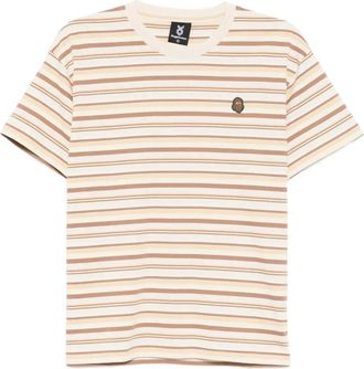 Fingercroxx T-shirt a righe - Toni neutri