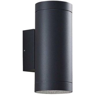Lucande Lucande L&aacute;mpara De Pared Exterior thomke En Gris Aluminio