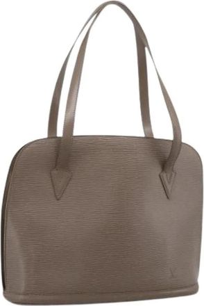 Louis Vuitton Pre-owned Vintage Epi Leather Shoulder Bag - Dames - Vintage Shopper - Grijs - ONE Size - Leer - Vintage
