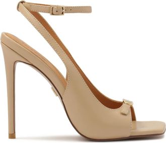 Kazar Beige sandalen met een modieus ontwerp - Dames - Sandalen met hakken - Beige - 38 EU - Schoenen