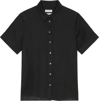 Marc O'Polo Camicia a maniche corte - Nero