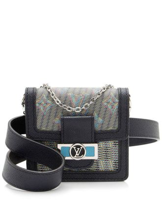 Louis Vuitton Black Monogram Pop Canvas Dauphine Bumbag Bb (Authentic Pre- Loved)