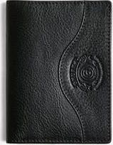 Ghurka Vertical Card Case No. 396 in Vintage Black Leather at Nordstrom