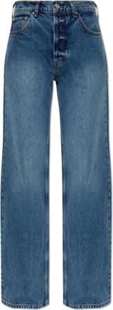 Anine Bing Jeans met rechte pijpen - Dames - Regular Fit Jeans - Blauw - W30 - Katoen - Jeans