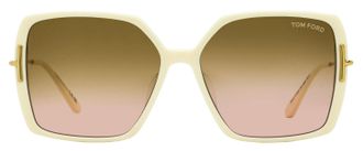 Tom Ford TF1039 Butterfly Sunglasses - Ivory