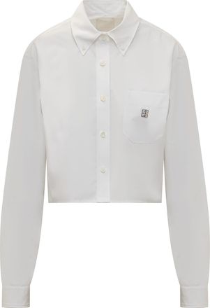 Givenchy Poplin Cropped Shirt