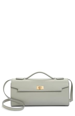 Anya Hindmarch Mortimer Leather Clutch in Iceberg at Nordstrom