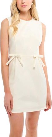 Shoshanna London Midi Dress In Ivory