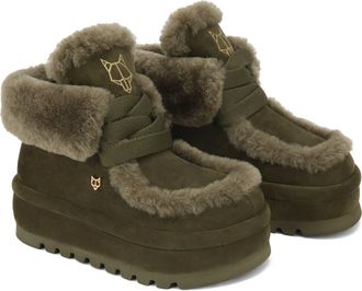 Naked Wolfe Bambi Suede Boot in Green at Nordstrom, Size 9