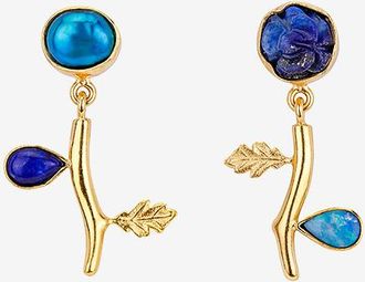 Grainne Morton Ohrringe mit Halbedelsteinen Flower Drop