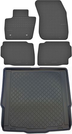 OEM Juego De Alfombrillas De Goma Para Coche Y Maletero Para Ford Mondeo V Estate A Partir De Enero De 2015
