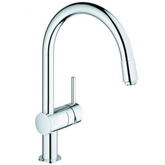 GROHE Mezclador Monomando De Lavabo Minta Dn 15, Cromo Baja Presi&oacute;n