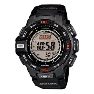 Casio Sports Solar Powered Mens Black Digital PRG-270-1