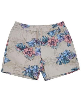 Lords of Harlech Exotic Floral Mens Lounge Short in Exotic Floral Neutral at Nordstrom, Size X-Large