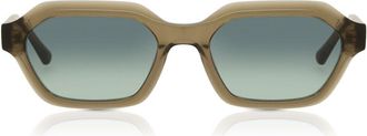 Messy Weekend ANTHONY Bottle Green Womens Sunglasses Green Size 54