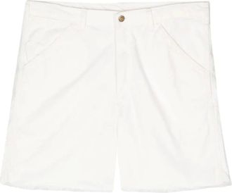 Polo Ralph Lauren Shorts cortos de frente plano estilo Dungarees - Shorts - Hombre - Blanco - W34