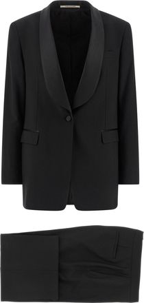 Tagliatore Virgin Wool Two-Piece Womens Suit