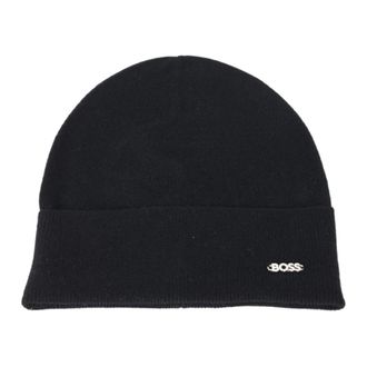 HUGO BOSS Lari Muts - Dames - Hoeden - Zwart - ONE Size - Wol - Accessoires