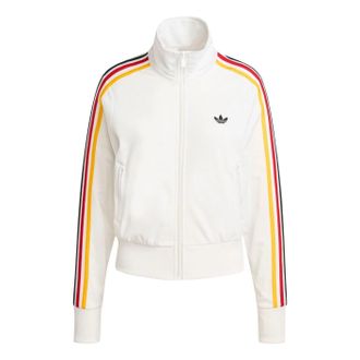 adidas (WMNS) adidas Firebird Classic Track Top Cloud White Collegiate Gold Team Power Red 2 KC6569