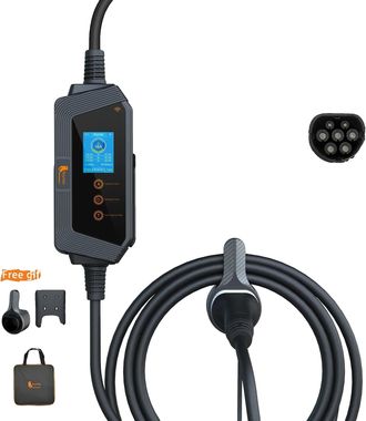 OEM Cargador Port&aacute;til Para Veh&iacute;culos El&eacute;ctricos, Control Mediante Aplicaci&oacute;n Inteligente, Alimentaci&oacute;n Trif&aacute;sica De 11 Kw (aplicaci&oacute;n No Incluida)