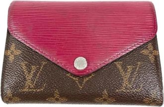 Louis Vuitton Pre-owned Wallets, female, Pink, Size: ONE SIZE Pre-owned Monogram Tri-fold Wallet