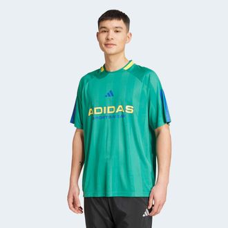 adidas T-Shirt ADIDAS SPORTSWEAR M TIRO JERSEY, Herren, Gr. XXL, gr&uuml;n (bold gr&uuml;n), Obermaterial: 100% Polyester, Rundhals, Shirts T-Shirt, sportlicher Stil, 