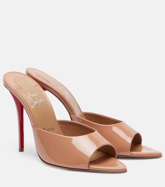 Christian Louboutin Mules Miss Z 100 de charol