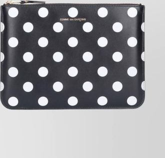 Comme Des Garçons dotted pattern leather accessories