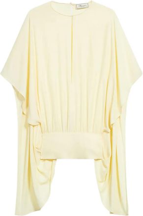 Blumarine Blusa con maniche ad aletta - Giallo